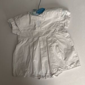 Mud Pie Boy Bubble White Baptism Outfit New 0-6M